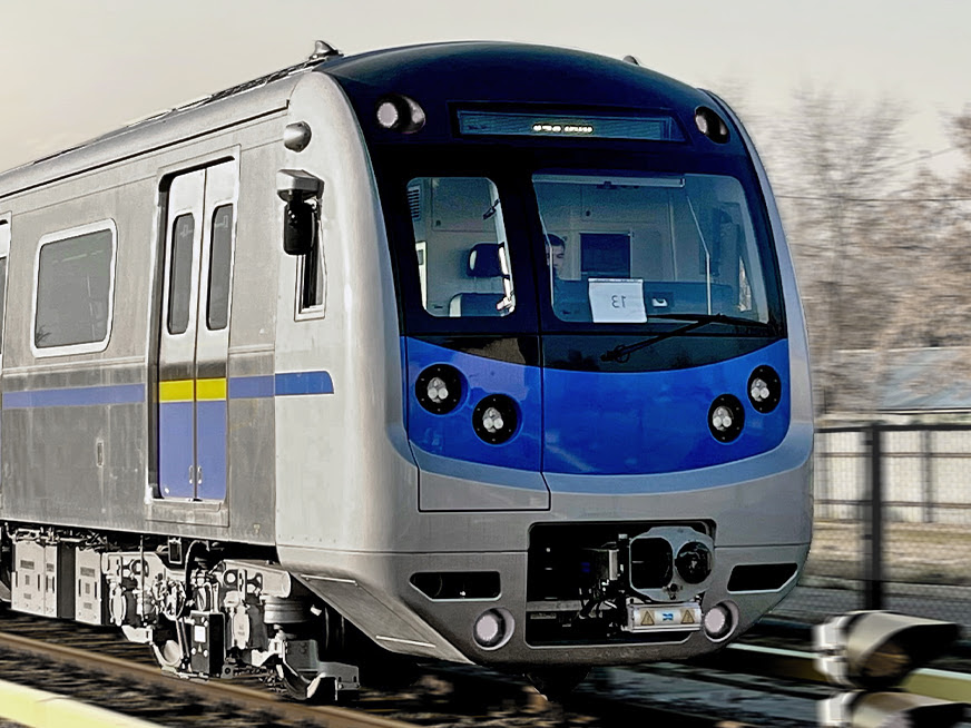 Kazakhstan Almaty Metro Line 1 EMU
